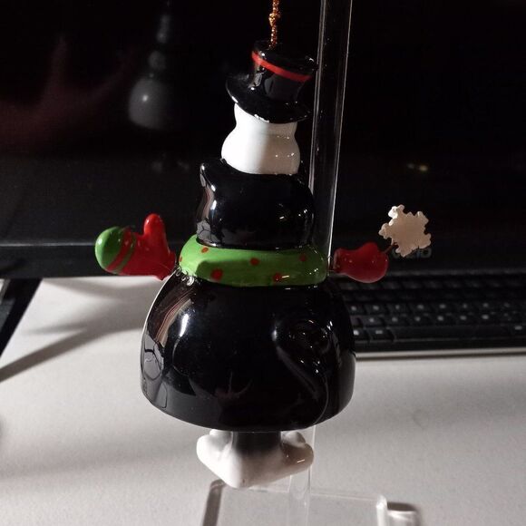 Bell Cat Ornament with Trembling Mittens Cottagecore Grandmacore Holiday - Picture 2 of 11